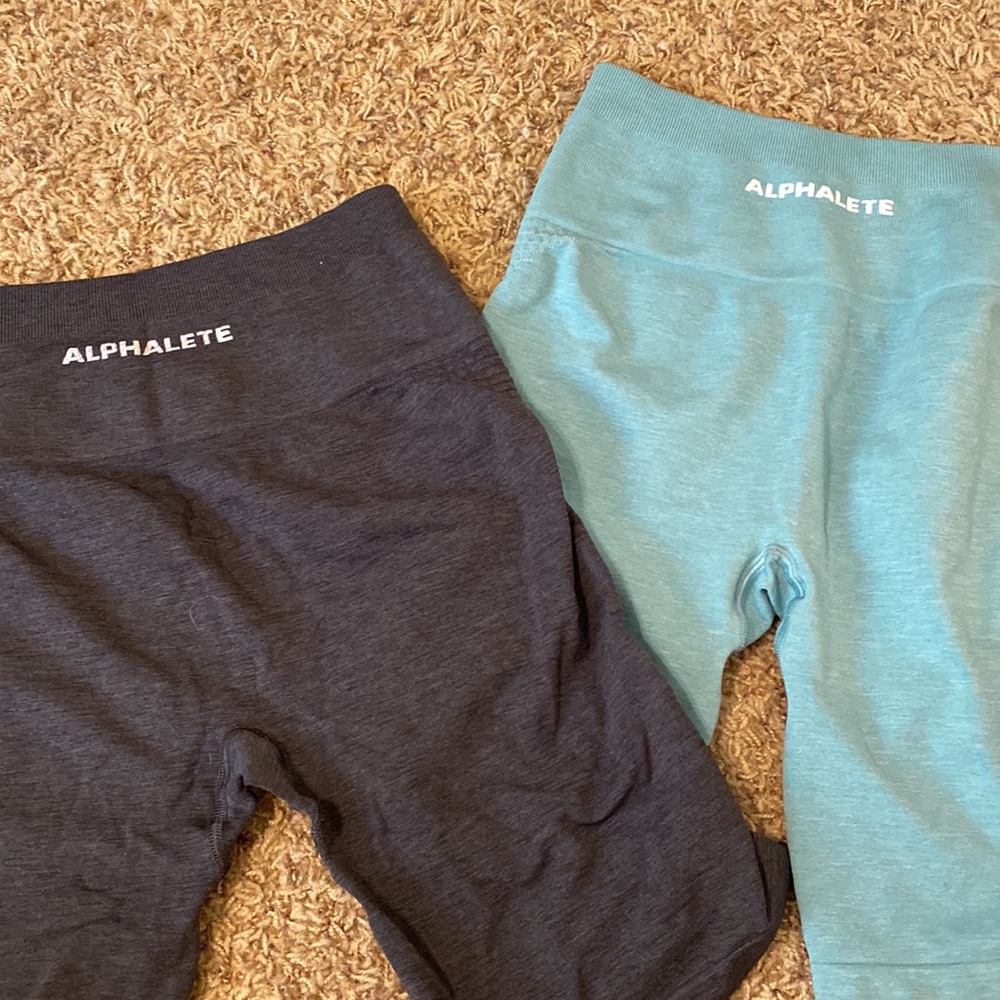 Alphalete biker shorts